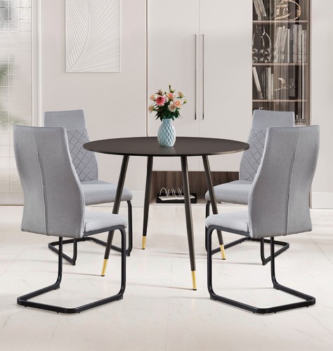 Dining table set small black - dining, set,