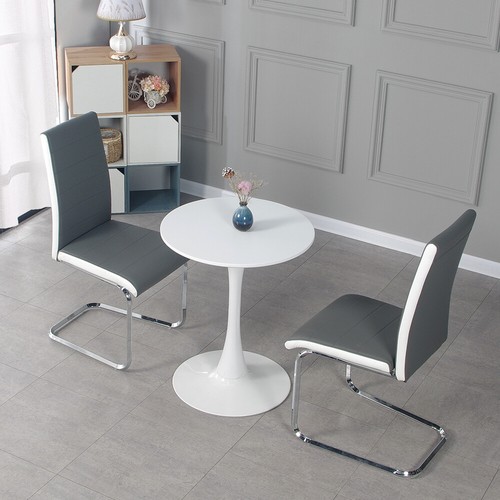80cm round dining table - 60/80cm,