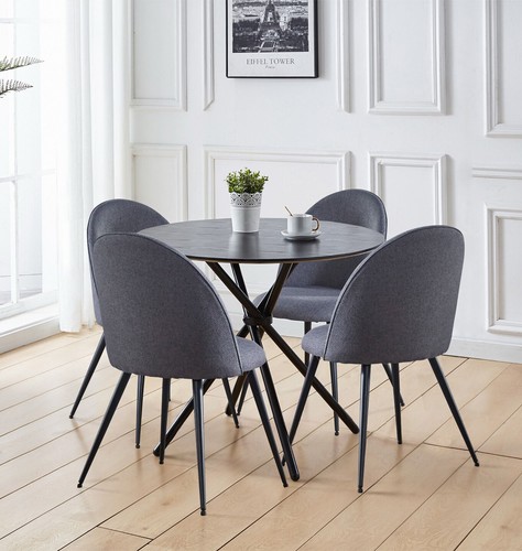 Dining set small - small, black