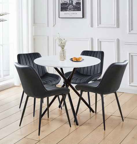 Dining set small - dining, round