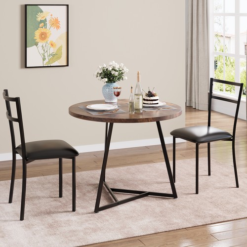 Modern round dining table - round,