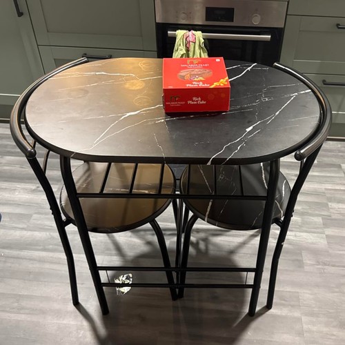 Small table and chairs - and,
